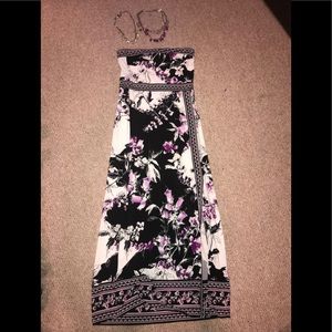 Halter maxi dress